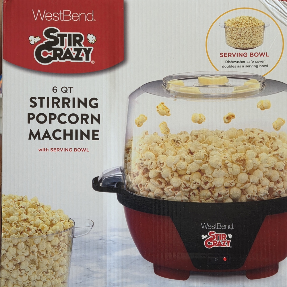 West Bend Stir Crazy Popcorn Machine